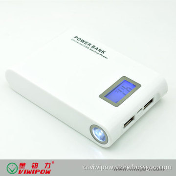 Welled Designed Dual USB Port 10400mAh Power Bank Charger (VIP-P15)